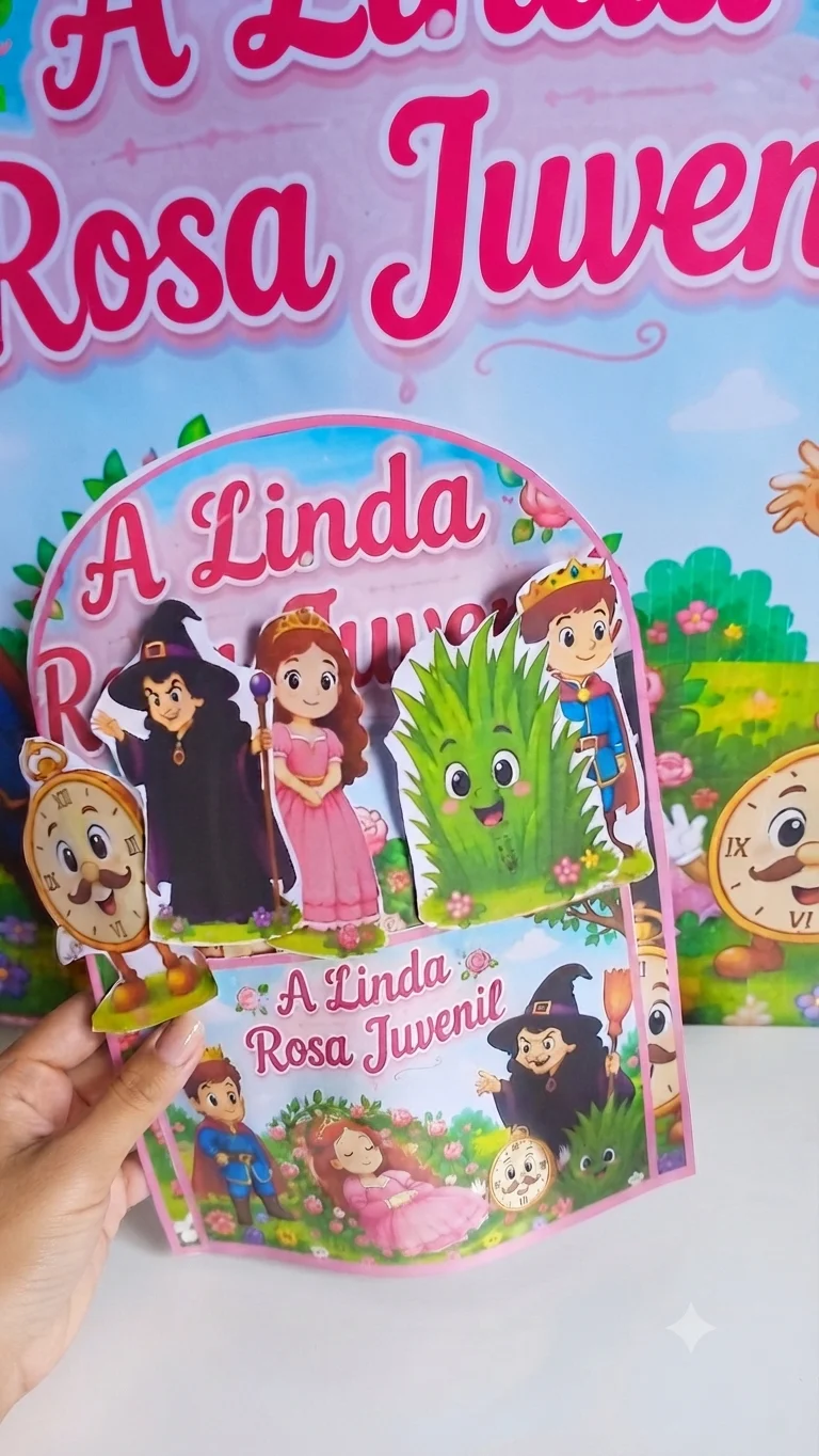 Kit A Linda Rosa Juvenil em PDF | Recurso Pedagógico para Educação Infantil — amostra 2: Encante as crianças com este Kit…