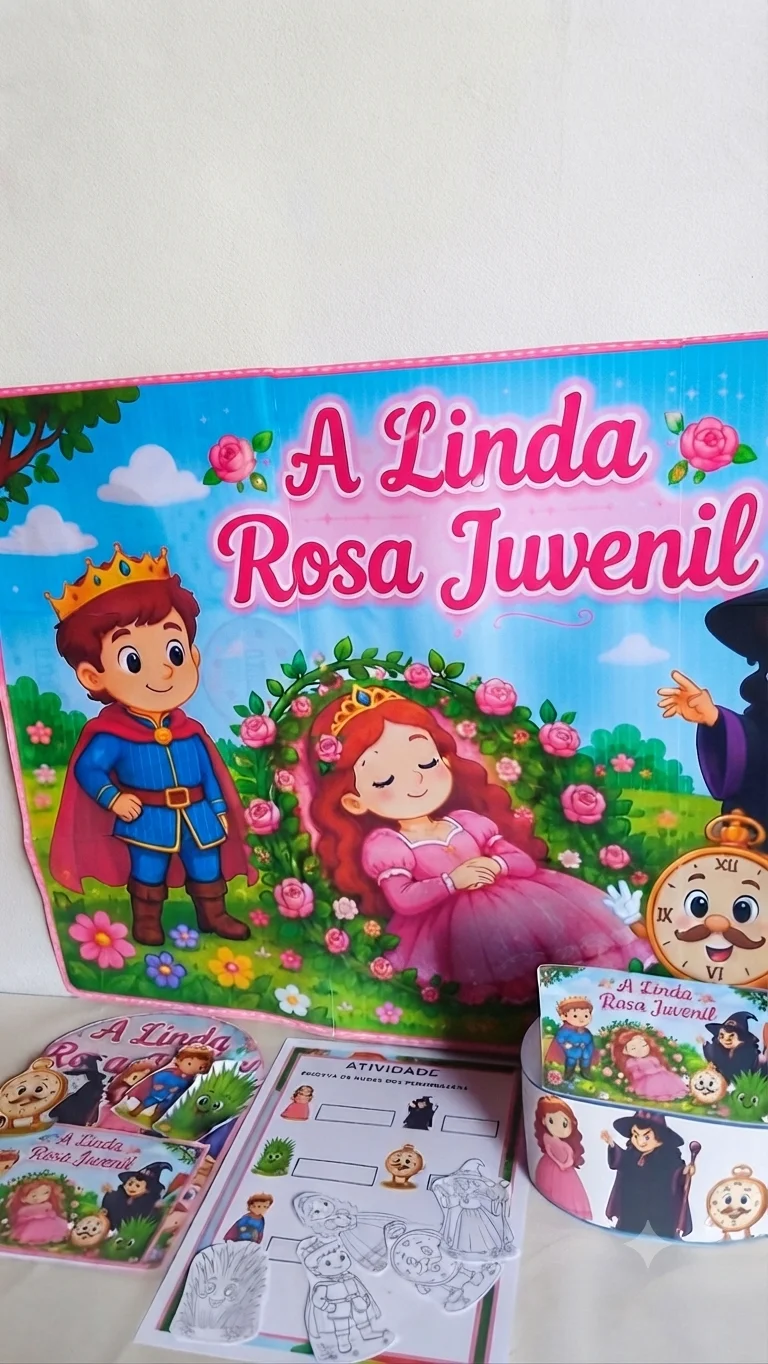 Kit A Linda Rosa Juvenil em PDF | Recurso Pedagógico para Educação Infantil — capa do material