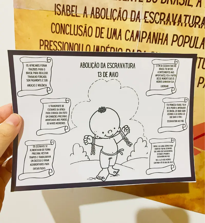 Kit Abolição da Escravatura: Material para os Anos Iniciais — amostra 1: Kit Abolição da Escravatura para trabalhar…