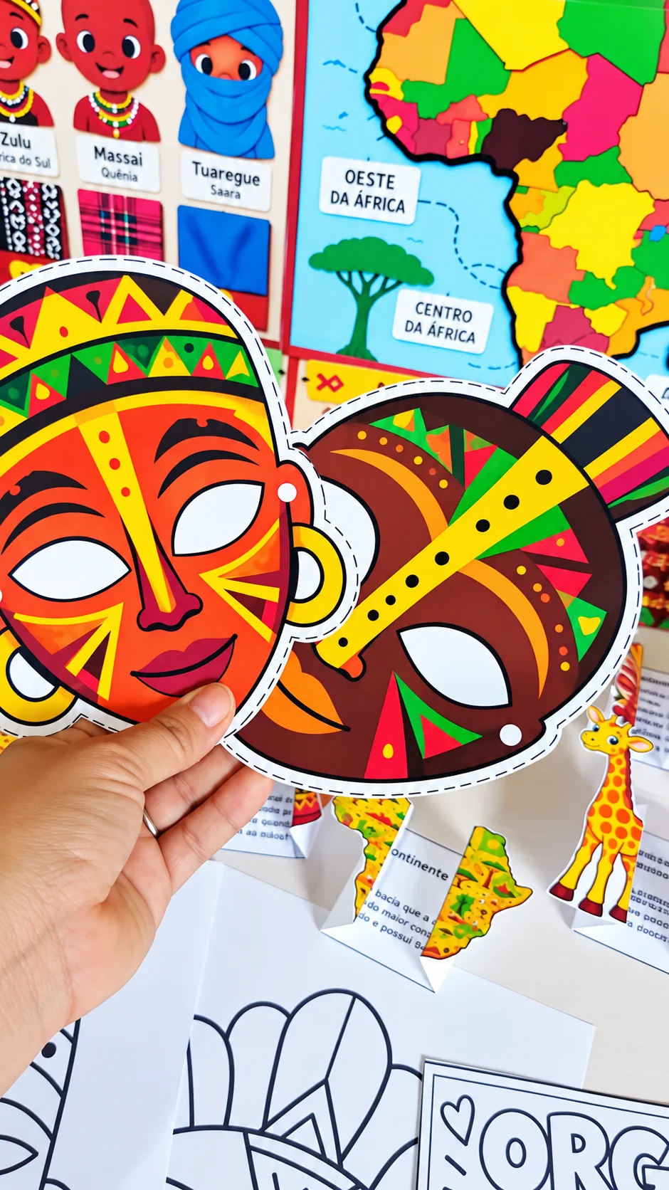 Kit África – Consciência Negra, Painel e Atividades PDF — amostra 4: 🌈 POSSIBILIDADES DE UTILIZAÇÃO