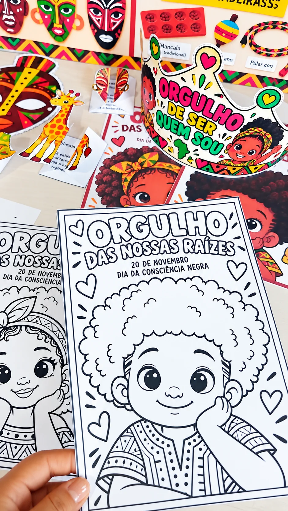 Kit África – Consciência Negra, Painel e Atividades PDF — amostra 5: 👩‍🏫 PARA QUEM É INDICADO?