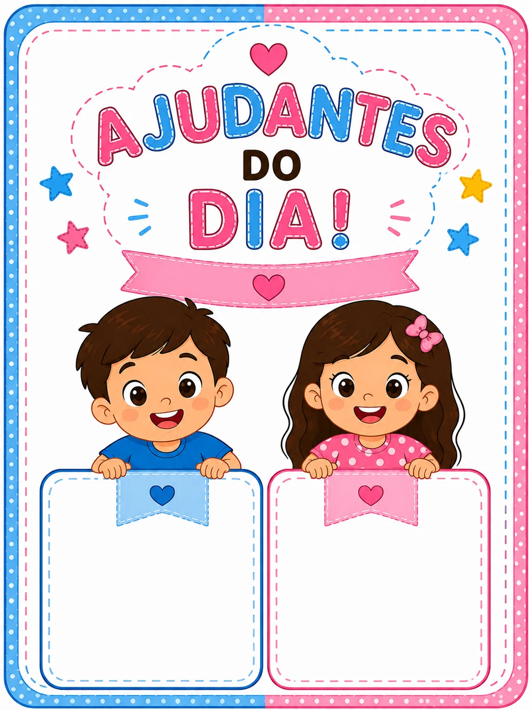 KIT AJUDANTES DO DIA 🩷💙 Um kit pedagógico lúdico 🌟 PDF PLR — amostra 5: 💙🩷 KIT AJUDANTES DO DIA 🩷💙 Um kit pedagógico…