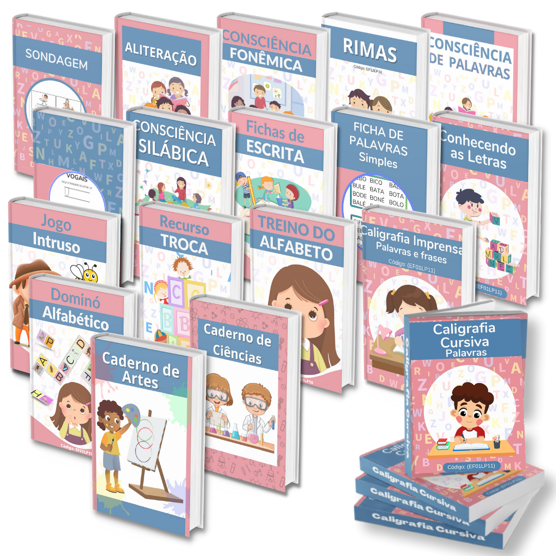Kit Alfabetização Premium – Material Pedagógico — capa do material
