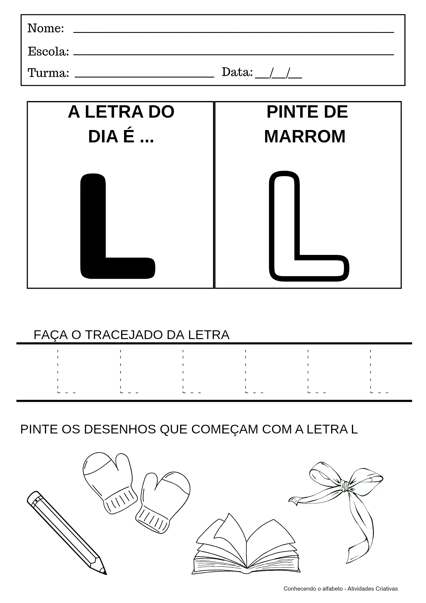 Kit Alfabeto + Certificado | Educação Infantil — amostra 2: Um material completo e divertido para trabalhar o alfabeto e as…
