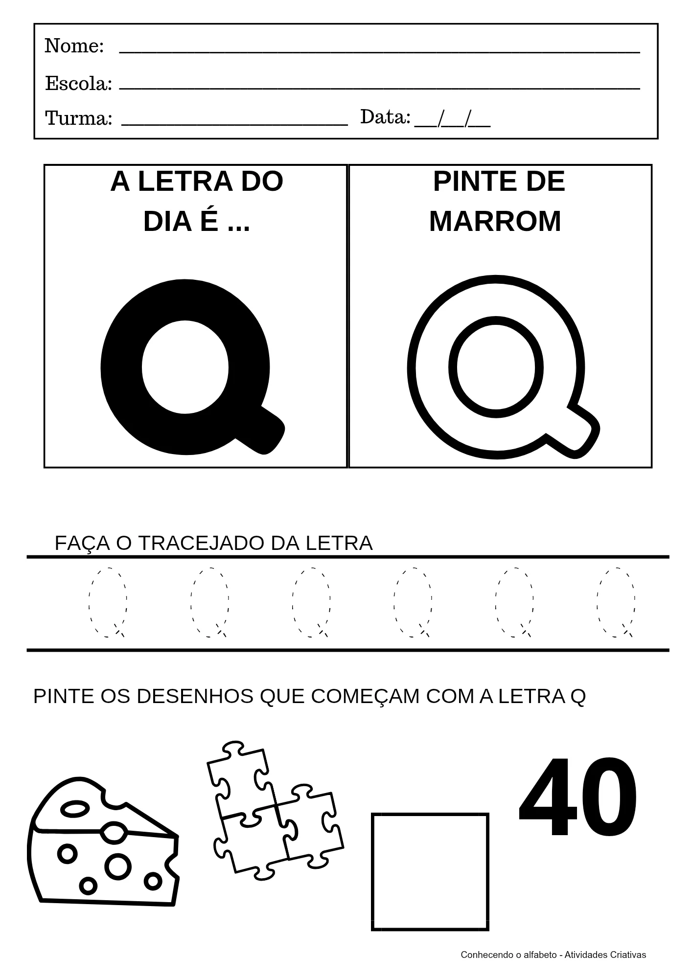 Kit Alfabeto + Certificado | Educação Infantil — amostra 4: Um material completo e divertido para trabalhar o alfabeto e as…