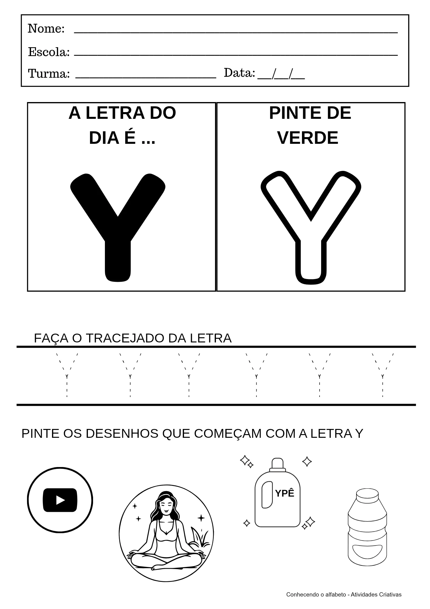 Kit Alfabeto + Certificado | Educação Infantil — amostra 6: Um material completo e divertido para trabalhar o alfabeto e as…