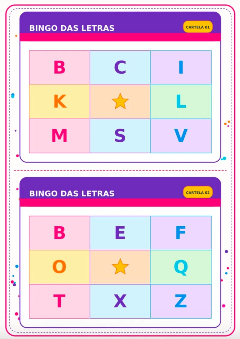 Kit Alfabeto Divertido — amostra 4: KIT ALFABETO DIVERTIDO Aprender as letras ficou muito mais colorido, lúdico e envolvente