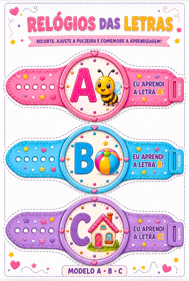 Kit Alfabeto Divertido — amostra 6: KIT ALFABETO DIVERTIDO Aprender as letras ficou muito mais colorido, lúdico e envolvente