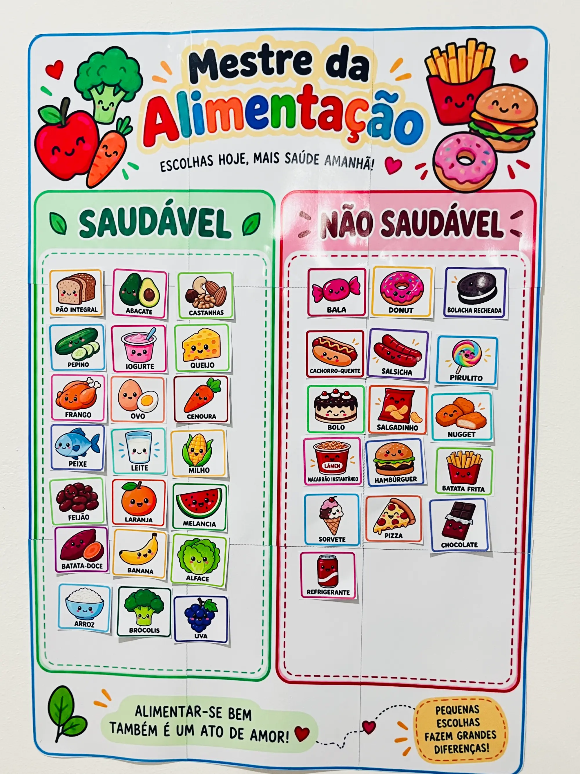 Kit Alimentação Saudável – Atividades Interativas para Imprimir — amostra 7: Kit Alimentação Saudável com atividades…