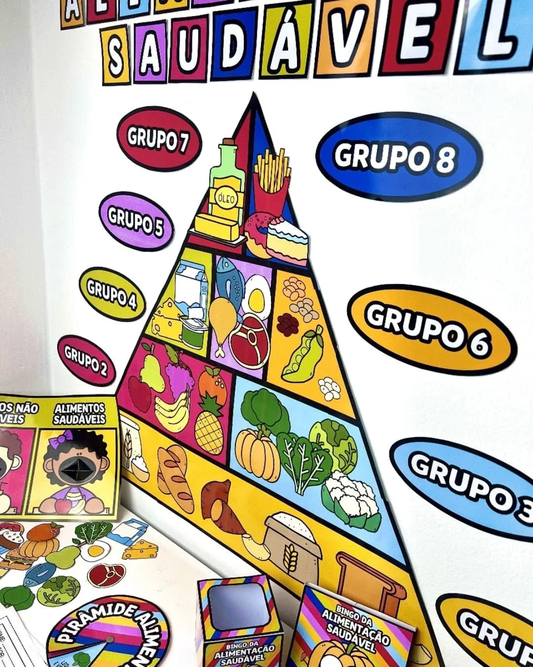 Kit alimentação saudável – Material Pedagógico — amostra 6: 🟡 Este kit contém atividades lúdicas para trabalhar a…
