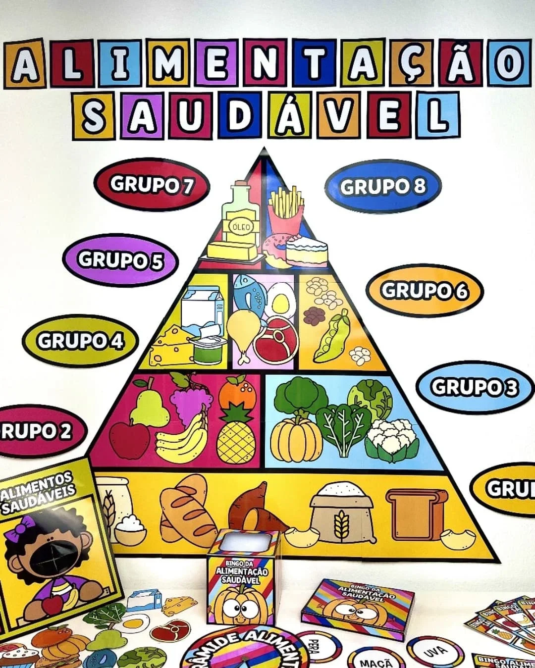 Kit alimentação saudável – Material Pedagógico — capa do material