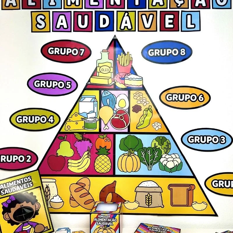Kit Alimentação Saudável para Educação Infantil | Atividades e Jogos em PDF — amostra 7: Este kit contém atividades lúdicas…