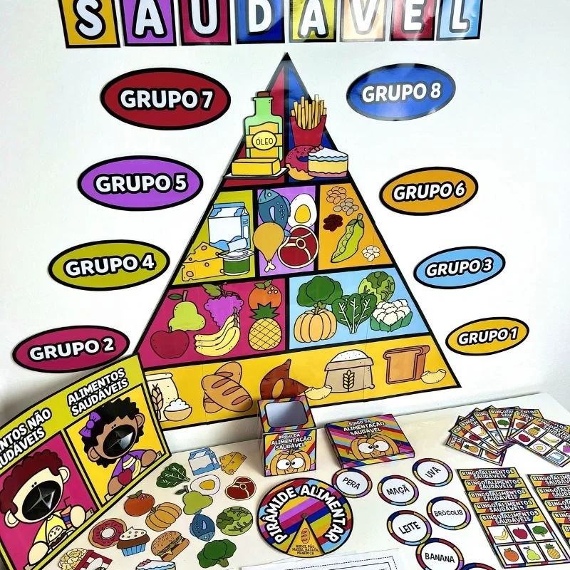 Kit Alimentação Saudável para Educação Infantil | Atividades e Jogos em PDF — Jogos pedagógicos para Educação Infantil:…