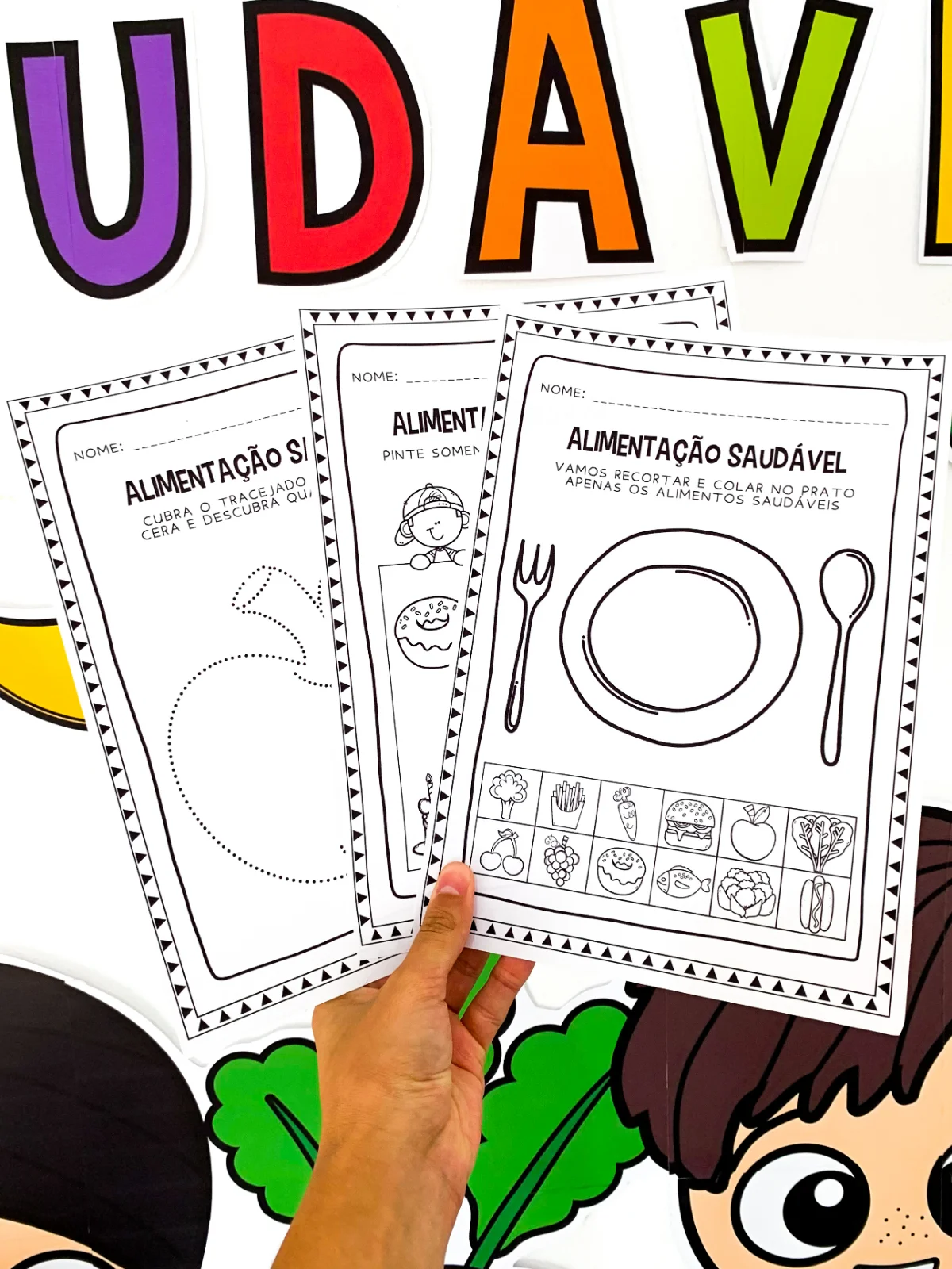 Kit Alimentação Saudável para Educação Infantil e Anos Iniciais — amostra 1: Trabalhe o tema Alimentação Saudável de forma…