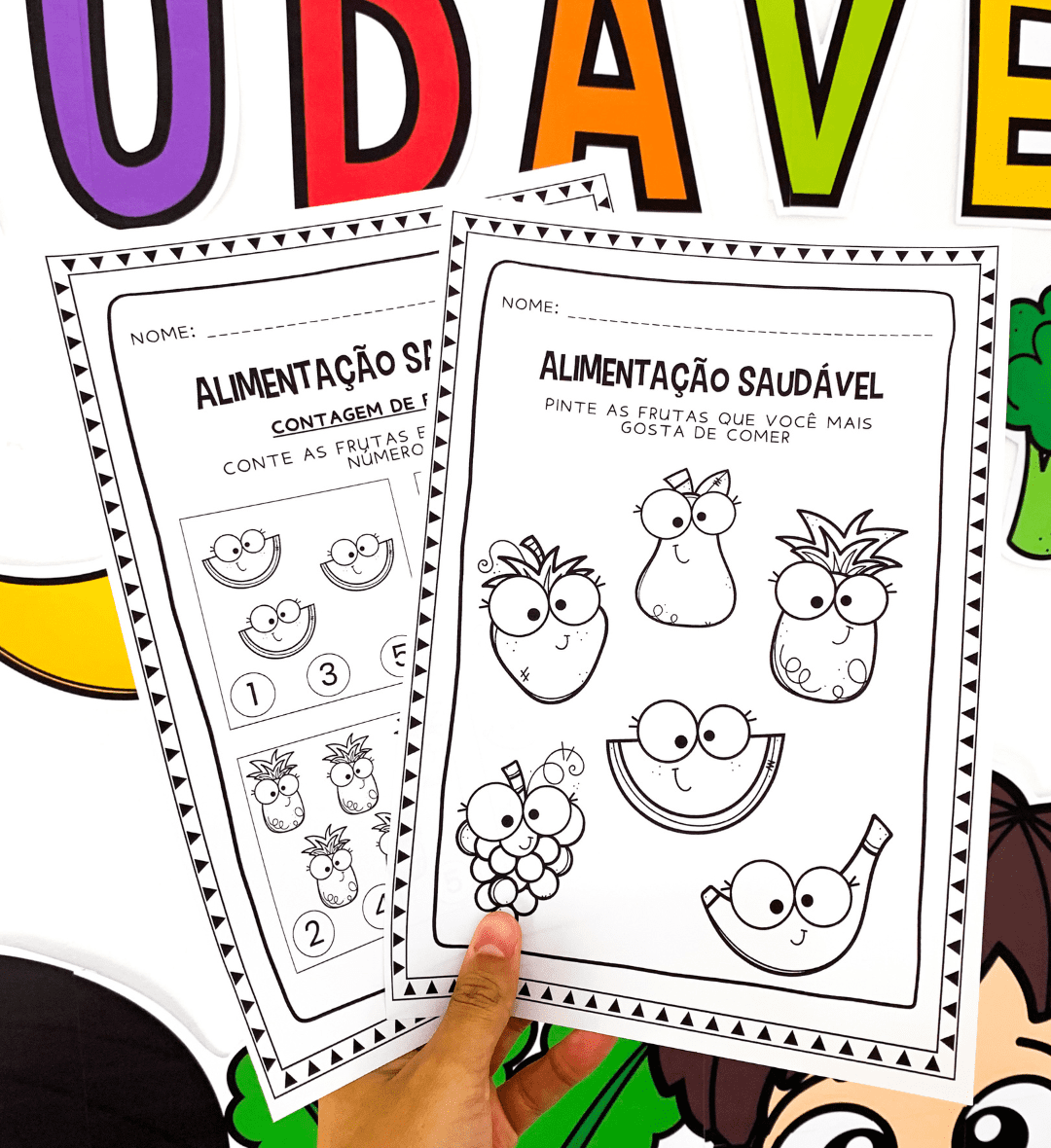 Kit Alimentação Saudável para Educação Infantil em PDF — amostra 5: Trabalhe a alimentação saudável na Educação Infantil…