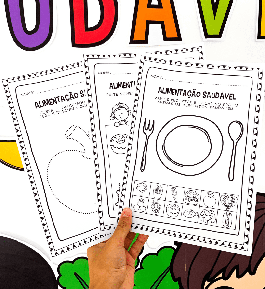 Kit Alimentação Saudável para Educação Infantil em PDF — amostra 6: Trabalhe a alimentação saudável na Educação Infantil…