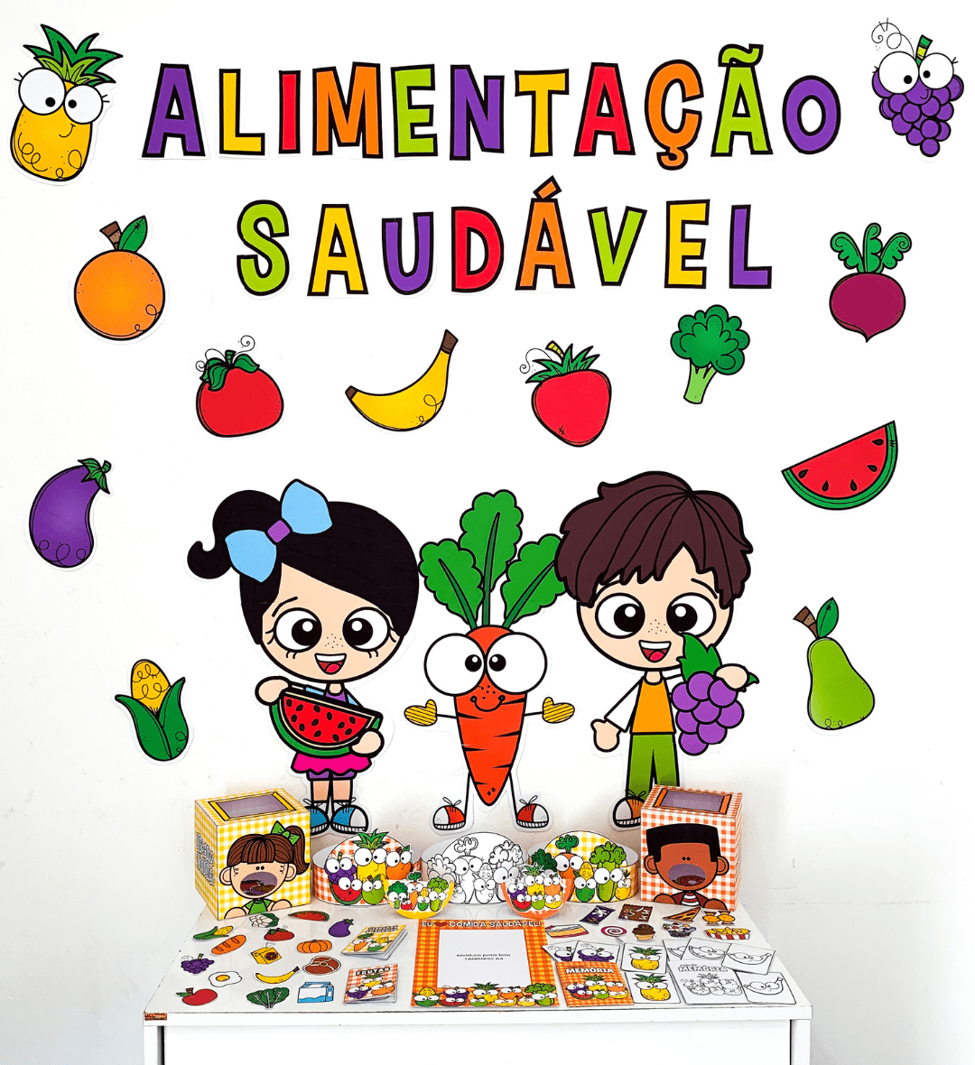 Kit Alimentação Saudável para Educação Infantil em PDF — capa do material