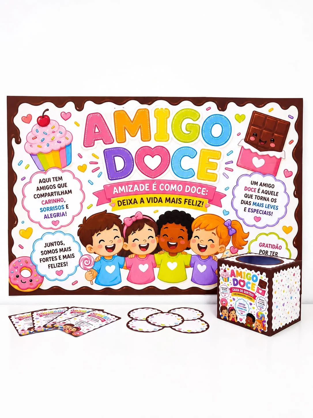 Kit Amigo Doce – Atividades para Imprimir — Alfabetização para Educação Infantil: É um material pedagógico lúdico e…