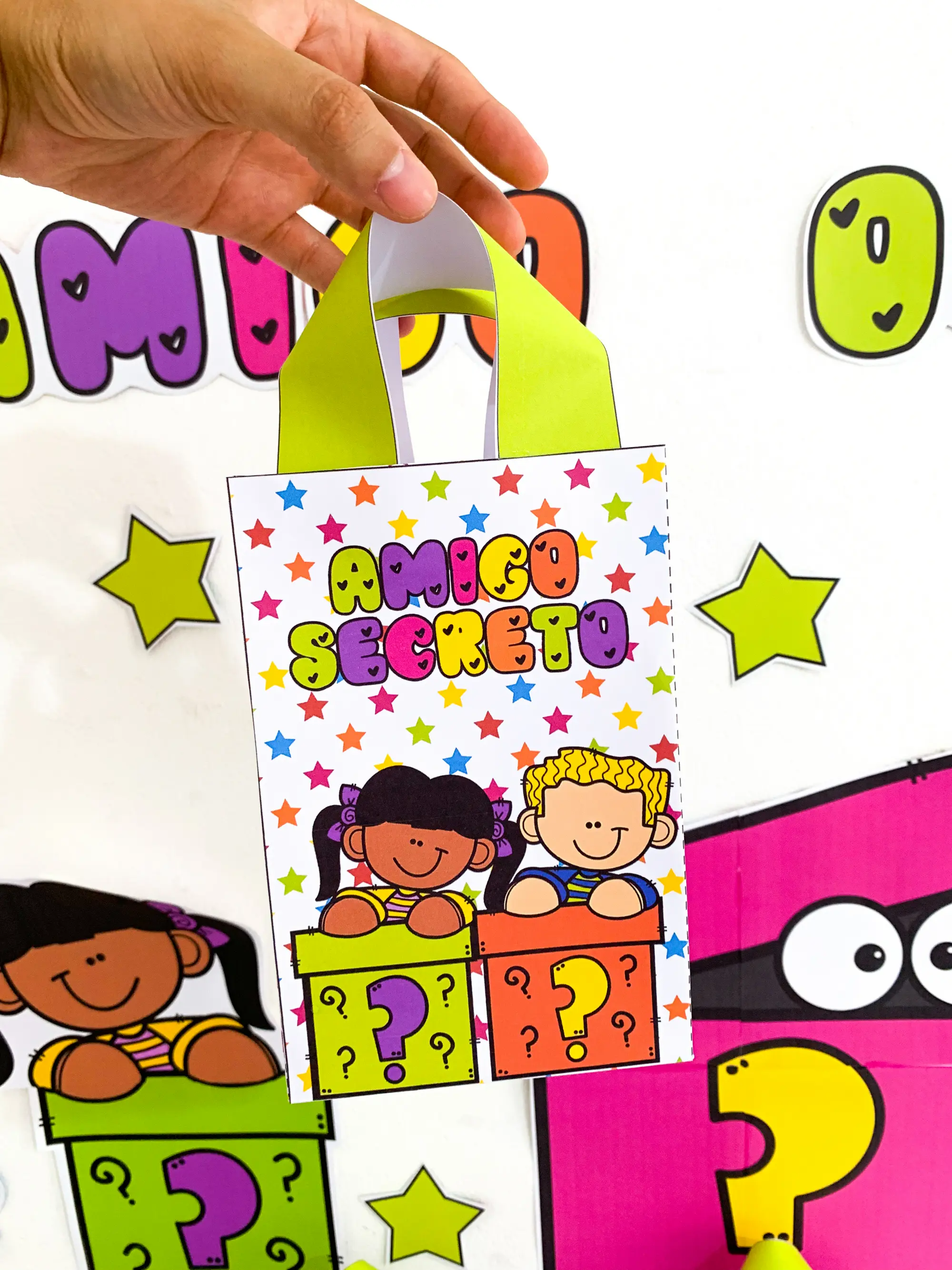 Kit Amigo Secreto e Amigo Chocolate de Fim de Ano — amostra 1: Kit 3 em 1: Amigo Secreto, Amigo Chocolate e Amigo Oculto –…