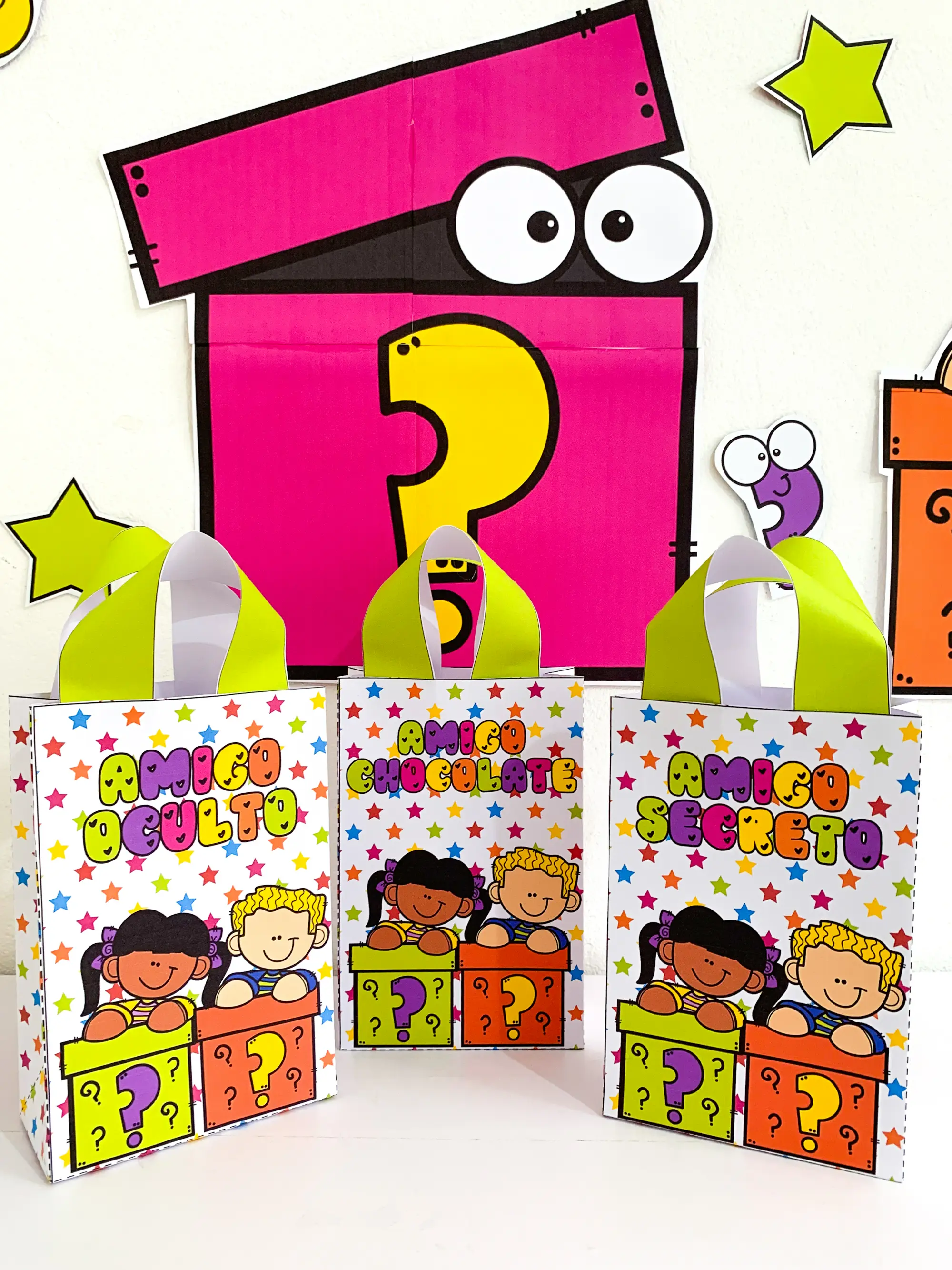 Kit Amigo Secreto e Amigo Chocolate de Fim de Ano — amostra 2: Kit 3 em 1: Amigo Secreto, Amigo Chocolate e Amigo Oculto –…