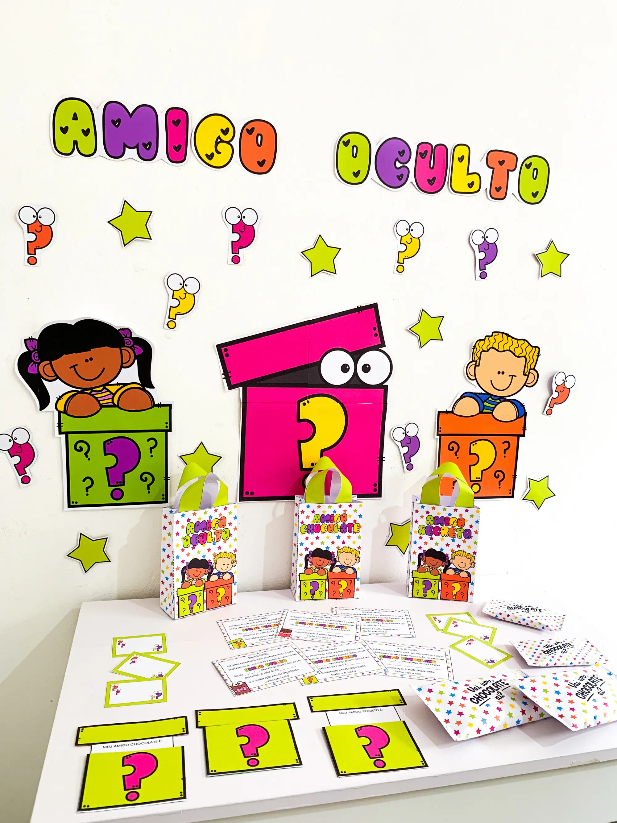 Kit Amigo Secreto e Amigo Chocolate de Fim de Ano — amostra 7: Kit 3 em 1: Amigo Secreto, Amigo Chocolate e Amigo Oculto –…