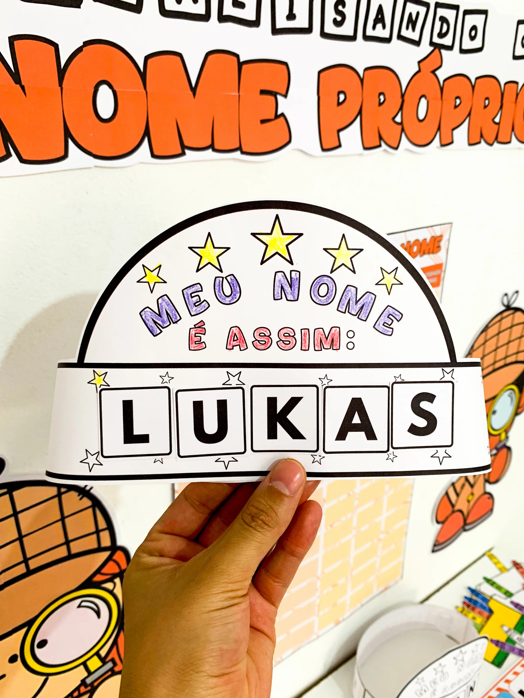 Kit Analisando o Nome Próprio | Educação Infantil — amostra 4: Material super completo e com itens editáveis para você…