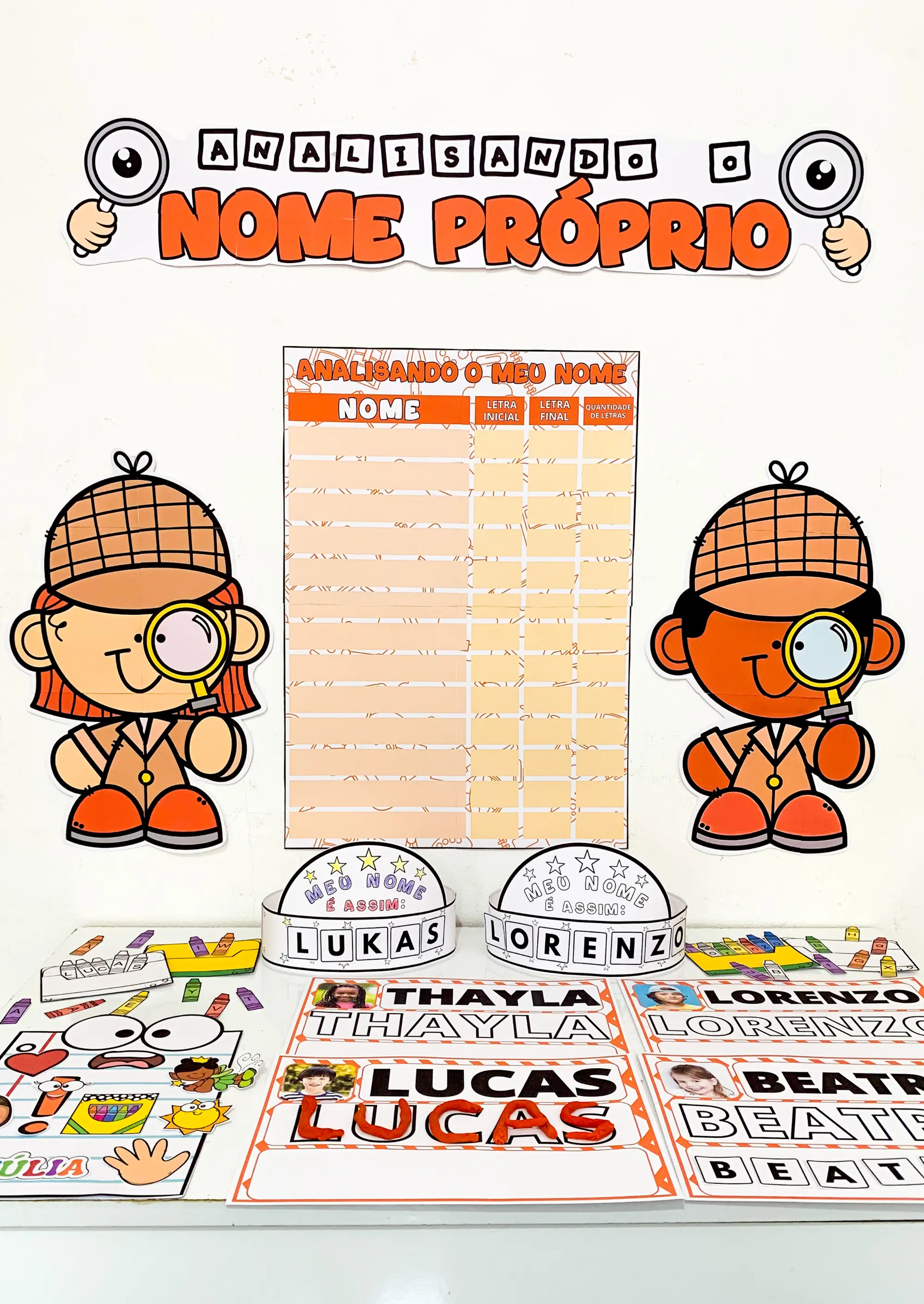 Kit Analisando o Nome Próprio | Educação Infantil — Alfabetização para Educação Infantil: Material super completo e com…