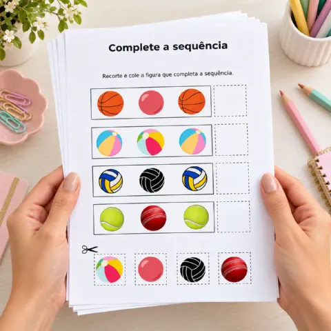 Kit Atenção e Raciocínio Infantil: Jogos e Atividades Cognitiva — amostra 1: Kit Atenção e Raciocínio Infantil: Jogos e…