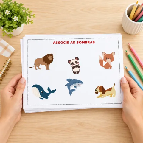 Kit Atenção e Raciocínio Infantil: Jogos e Atividades Cognitiva — capa do material