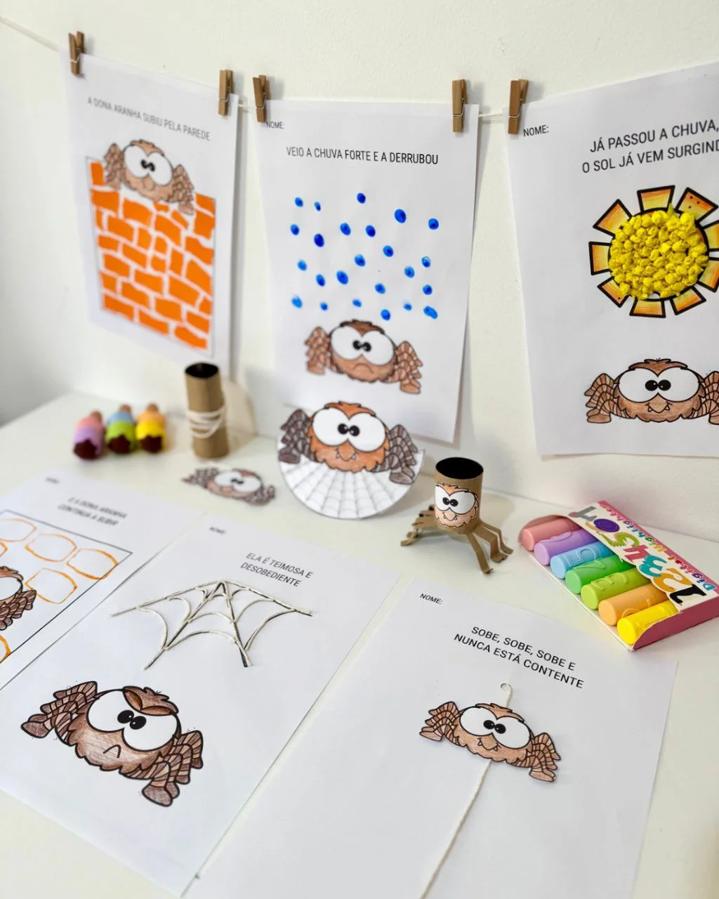 Kit Atividades de Artes Dona Aranha — Atividades para Educação Infantil: O Kit de Atividades de Artes – Tema Dona Aranha é…