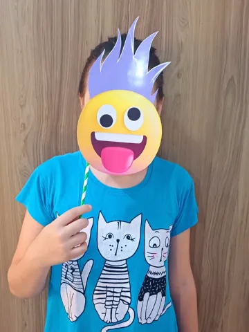 Kit Bambolê Dia do Cabelo Maluco | Moldura para Fotos. — amostra 2: Bambolê Dia do Cabelo Maluco para imprimir