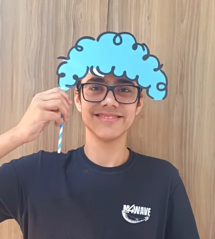 Kit Bambolê Dia do Cabelo Maluco | Moldura para Fotos. — amostra 3: Bambolê Dia do Cabelo Maluco para imprimir