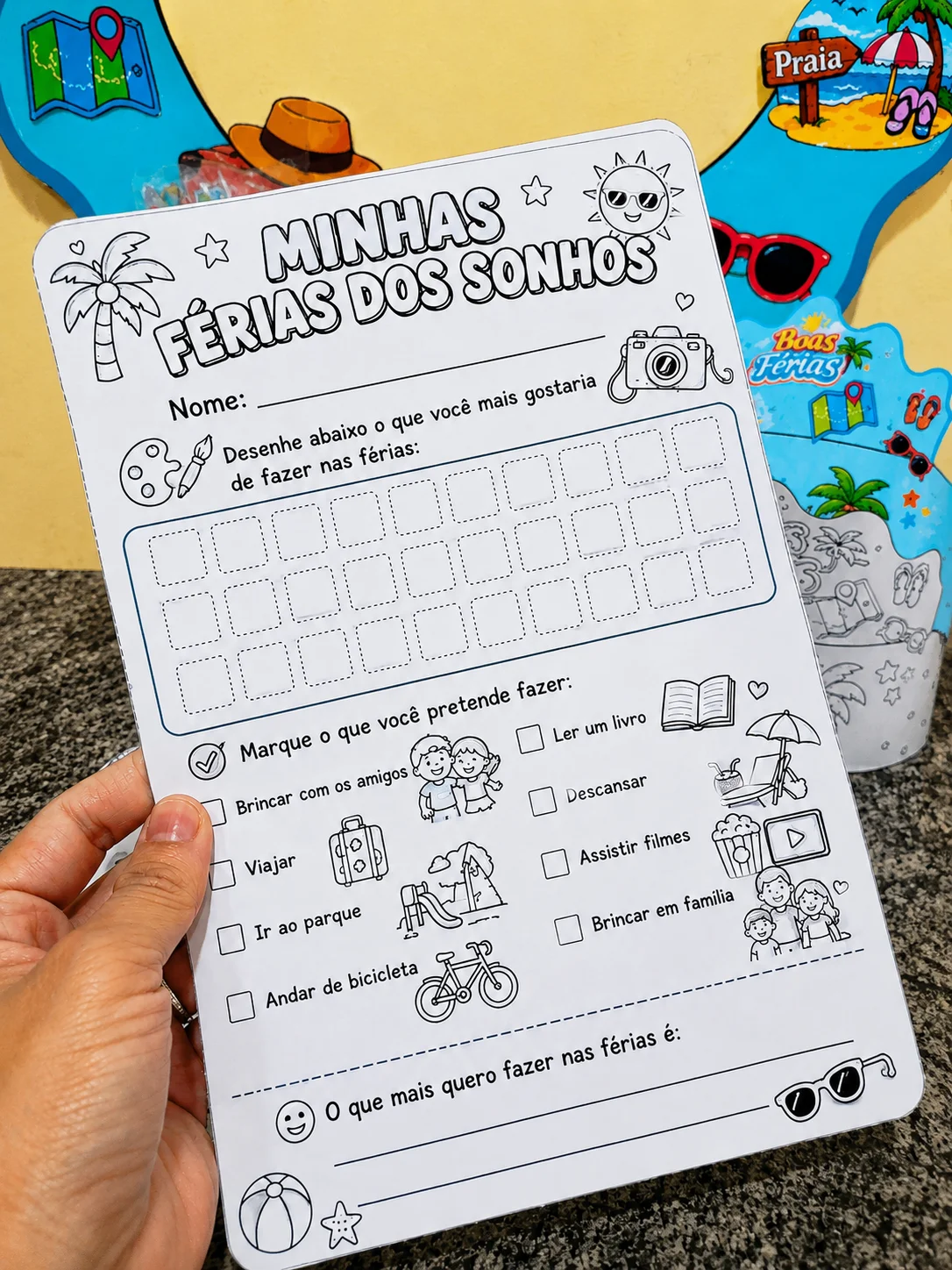 Kit Boas Férias - PARTIUFÉRIAS — amostra 2: KIT BOAS FÉRIAS – #PARTIUFÉRIAS Um recurso lúdico, criativo e encantador para…