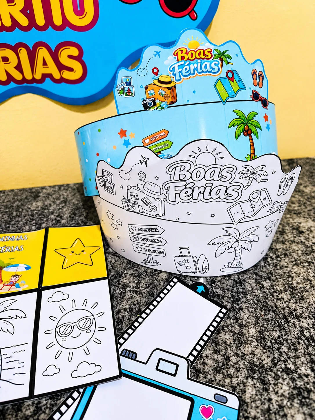 Kit Boas Férias - PARTIUFÉRIAS — amostra 4: KIT BOAS FÉRIAS – #PARTIUFÉRIAS Um recurso lúdico, criativo e encantador para…