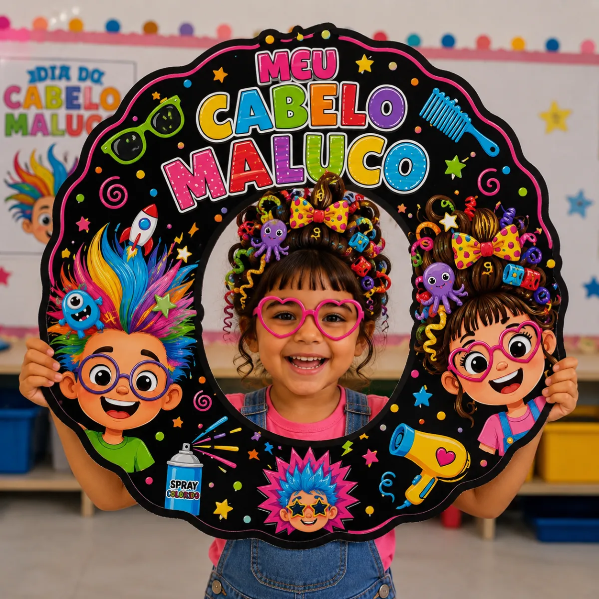 Kit Cabelo Maluco – Dia Do Cabelo Maluco Em PDF! — amostra 2: 📦 O KIT INCLUI