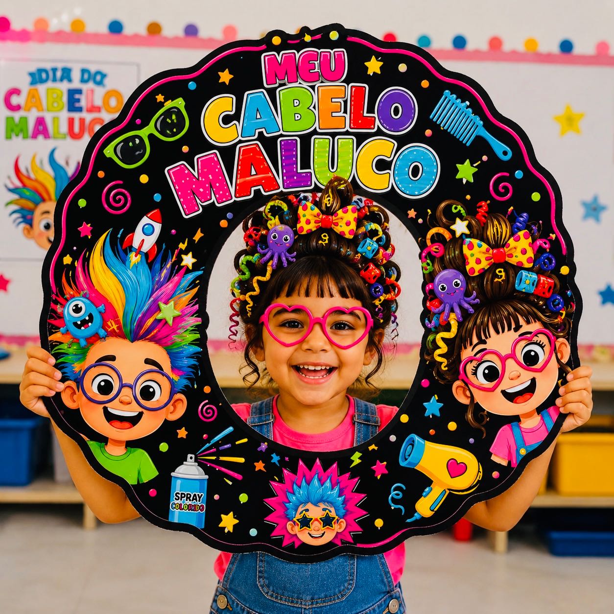 Kit Cabelo Maluco em PDF: Atividades para Dia das Crianças — amostra 4: Celebre o Dia do Cabelo Maluco com criatividade