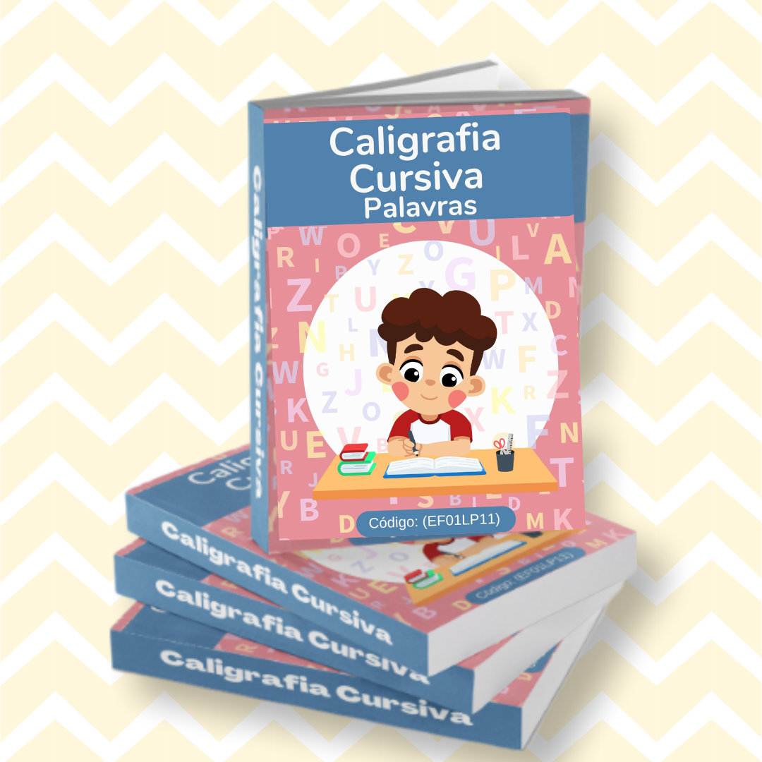 Kit Cadernos de Caligrafia – Material Pedagógico — capa do material