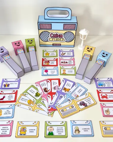Kit Caixa Musical em PDF para Educação Infantil — capa do material