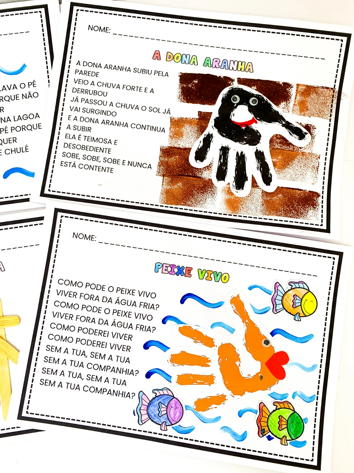Kit Cantigas Populares – PDF para Imprimir | Educação Infantil — amostra 3: Formato e entrega