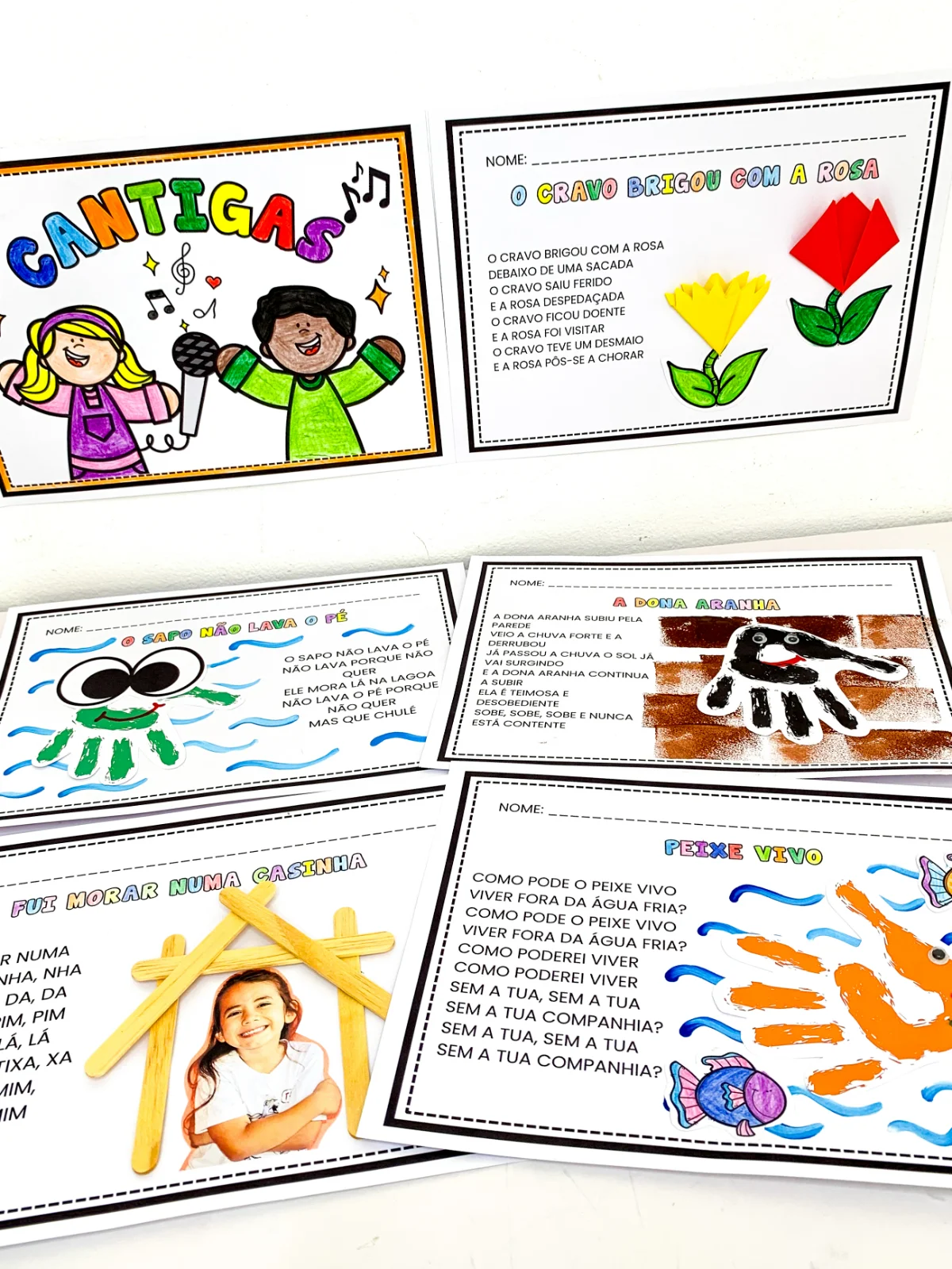 Kit Cantigas Populares – PDF para Imprimir | Educação Infantil — amostra 5: Kit Cantigas Populares — um recurso que une…