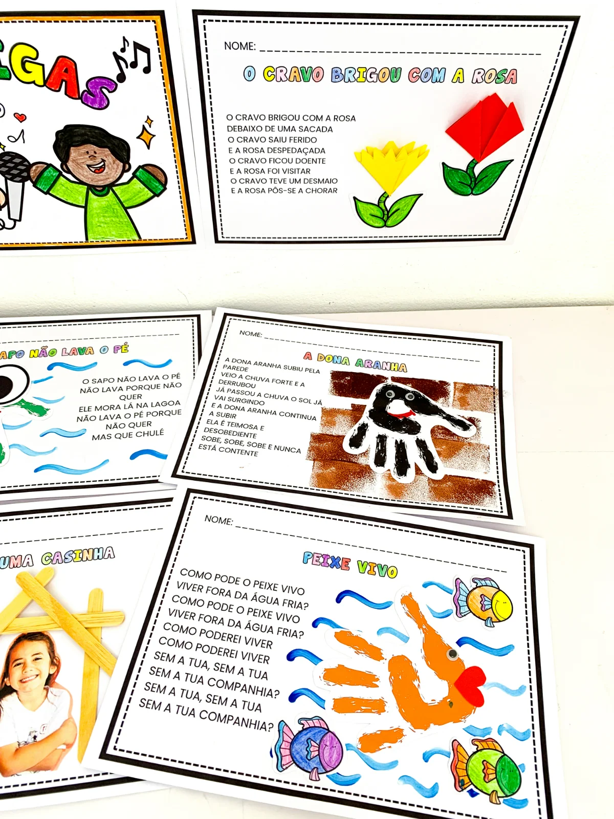 Kit Cantigas Populares – PDF para Imprimir | Educação Infantil — amostra 6: Kit Cantigas Populares — um recurso que une…