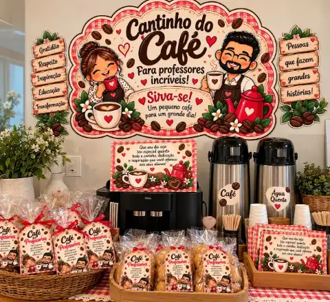 Kit cantinho do café — capa do material
