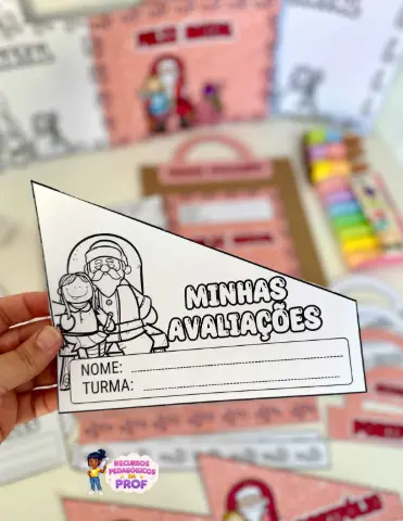 Kit Capas Atividades Papai Noel — amostra 2: Encante os alunos e famílias no encerramento do ano com o Kit Capas de…