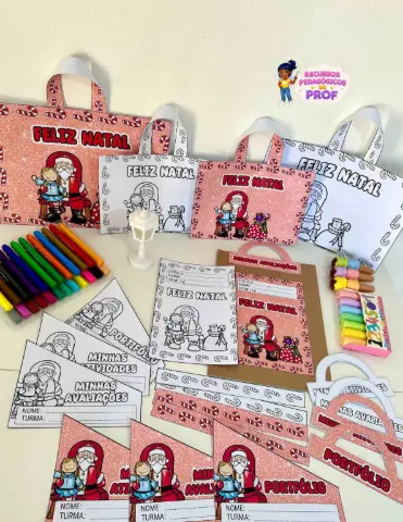 Kit Capas Atividades Papai Noel — amostra 3: Encante os alunos e famílias no encerramento do ano com o Kit Capas de…