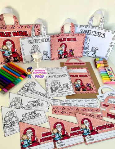 Kit Capas Atividades Papai Noel — amostra 4: Encante os alunos e famílias no encerramento do ano com o Kit Capas de…