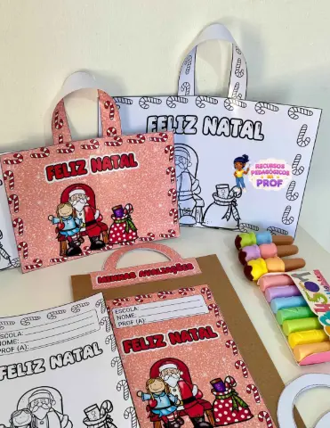 Kit Capas Atividades Papai Noel — amostra 6: Encante os alunos e famílias no encerramento do ano com o Kit Capas de…