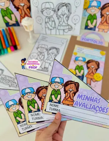 Kit Capas de Atividades tema Festa — amostra 6: Formato e Impressão