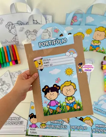 Kit Capas de Atividades tema Jardim — amostra 6: Organize e valorize os registros dos alunos com o Kit Capas de Atividades…