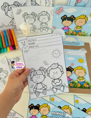 Kit Capas de Atividades tema Jardim — amostra 7: Organize e valorize os registros dos alunos com o Kit Capas de Atividades…
