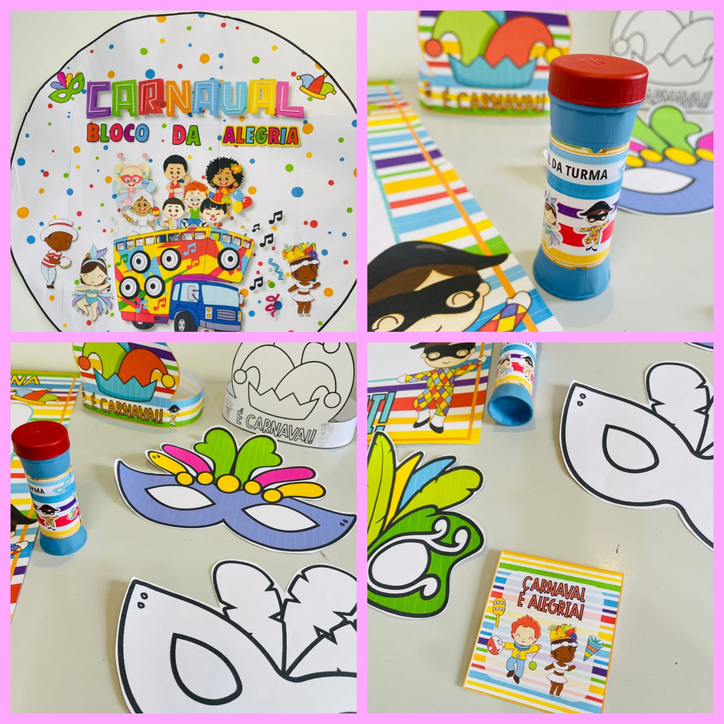 KIT CARNAVAL NA ESCOLA – Deixe a folia ainda mais divertida – PDF para Imprimir — amostra 1: Sobre o KIT CARNAVAL NA ESCOLA…